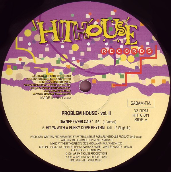 Problem House - Vol. II | Hithouse Records (HIT 6.011) - main