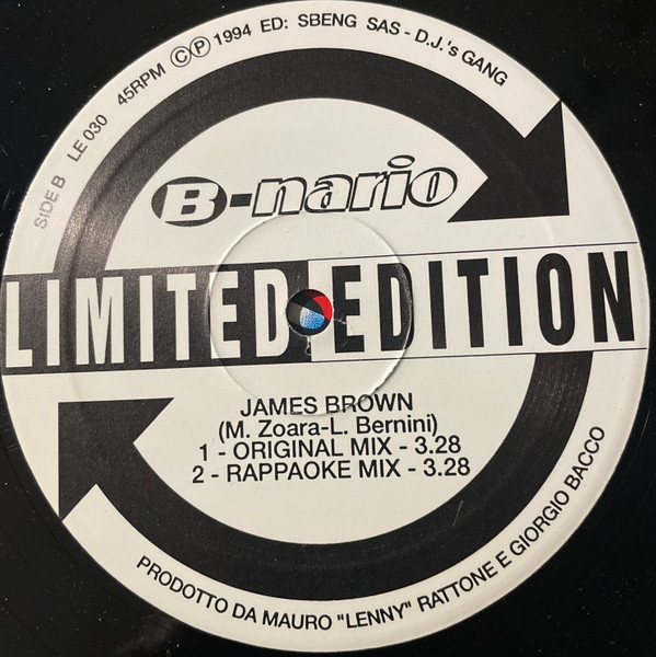 B-Nario - Battisti / James Brown | Limited Edition (LE 030) - 4