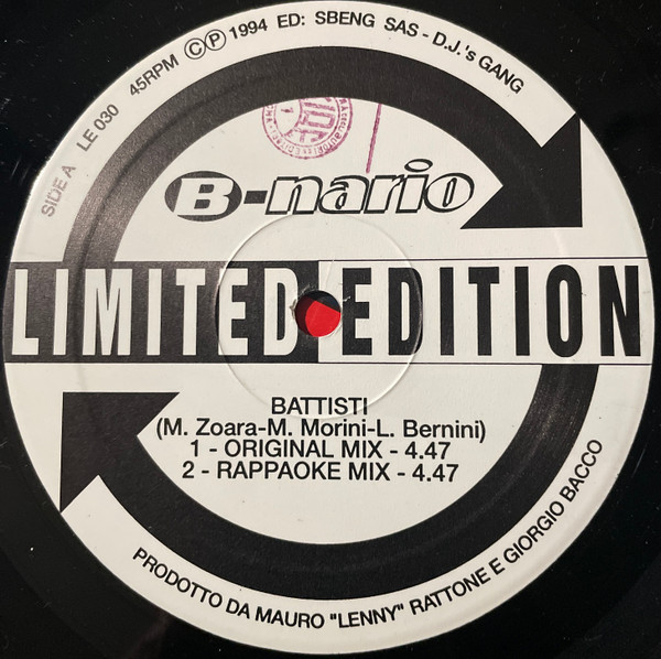 B-Nario - Battisti / James Brown | Limited Edition (LE 030) - 3