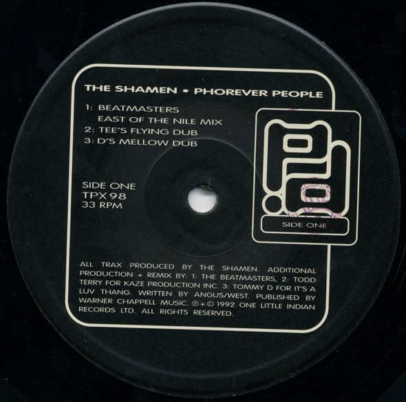 The Shamen - Phorever People | One Little Indian (TPX98) - 3 The Shamen - Phorever People | One Little Indian (TPX98) - 3