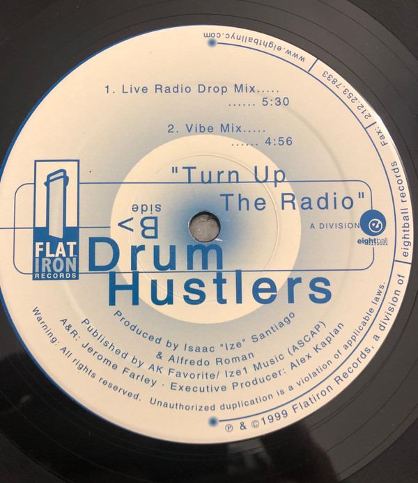 Drum Hustlers - Turn Up The Radio | Flatiron Records (FI002) - 2 Drum Hustlers - Turn Up The Radio | Flatiron Records (FI002) - 2