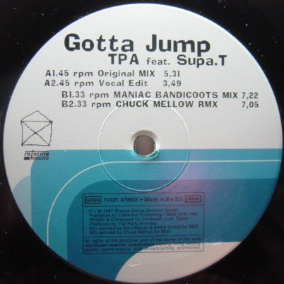 The Party Animals Feat. Supa. T - Gotta Jump | Summer Breeze (SB 008) - main
