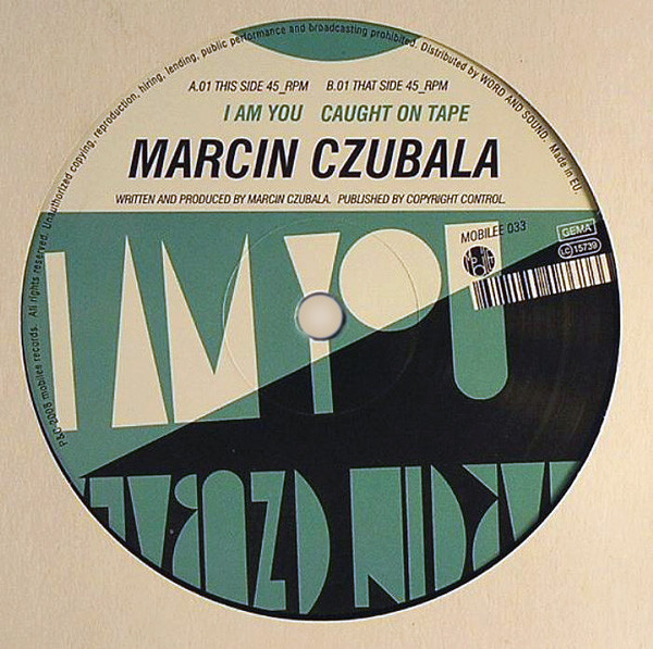 Marcin Czubala - I Am You | Mobilee (MOBILEE 033) - main