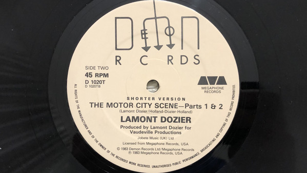Lamont Dozier - The Motor City Scene | Demon Records (D 1020T) - 3 Lamont Dozier - The Motor City Scene | Demon Records (D 1020T) - 3
