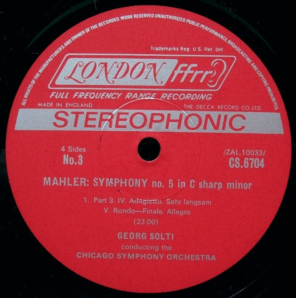 Symphony No. 5 / 4 Songs From "Des Knaben Wunderhorn"