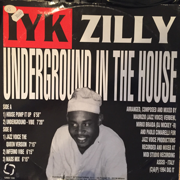 Iyk Zilly - Underground In The House | Underground Music Department (UMD) (UMD 130) - 2 Iyk Zilly - Underground In The House | Underground Music Department (UMD) (UMD 130) - 2