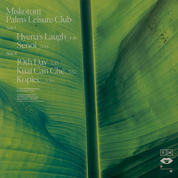 Miskotom - Palms Leisure Club EP | Pleasure Wave (Pleasure Wave #03) - 2