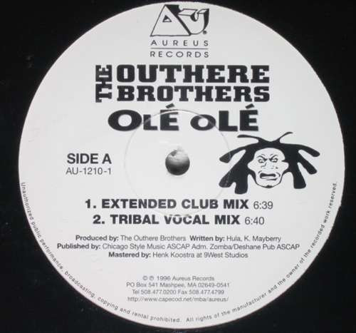 The Outhere Brothers - Olé Olé | Aureus Records (AU-1210-1) - 3 The Outhere Brothers - Olé Olé | Aureus Records (AU-1210-1) - 3