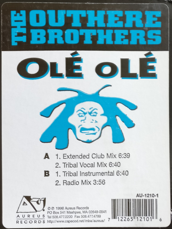 The Outhere Brothers - Olé Olé | Aureus Records (AU-1210-1) - 2 The Outhere Brothers - Olé Olé | Aureus Records (AU-1210-1) - 2