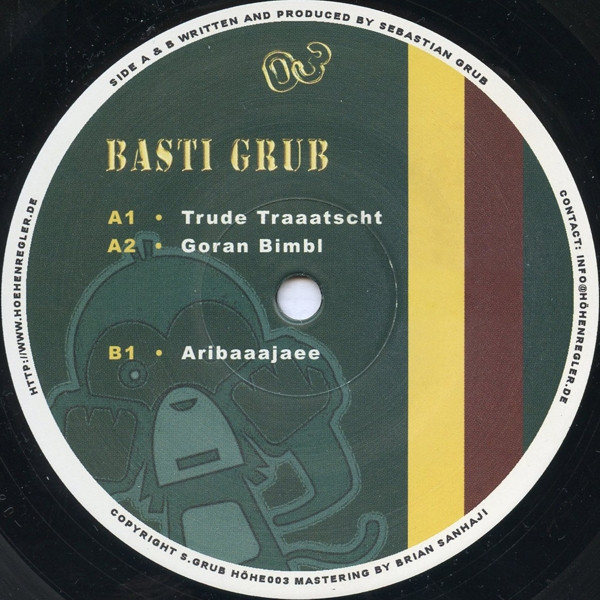 Basti Grub - Trude Traaatscht | Höhenregler (HÖHE003) - main Basti Grub - Trude Traaatscht | Höhenregler (HÖHE003) - main