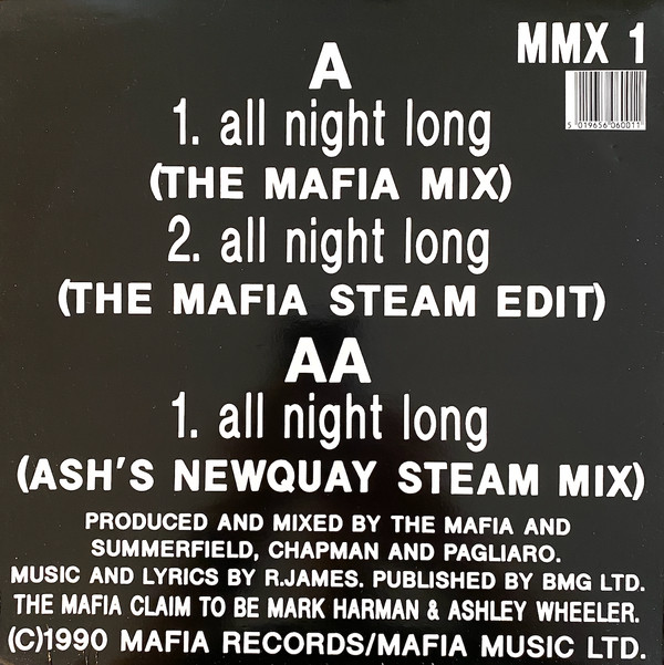 The Mafia Introducing Lisa Baron - All Night Long | Mafia Records (MMX 1) - 2 The Mafia Introducing Lisa Baron - All Night Long | Mafia Records (MMX 1) - 2