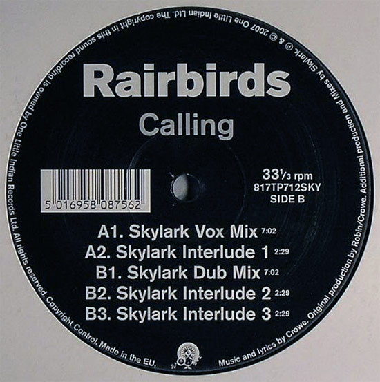 Rairbirds - Calling | One Little Indian (817TP712SKY) - main Rairbirds - Calling | One Little Indian (817TP712SKY) - main