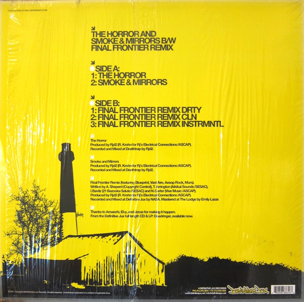 RJD2 - The Horror | Definitive Jux (DJX46) - 2