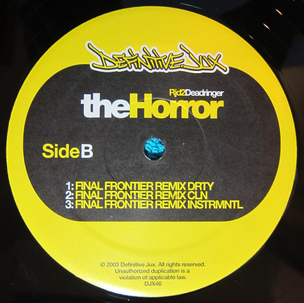 RJD2 - The Horror | Definitive Jux (DJX46) - 4