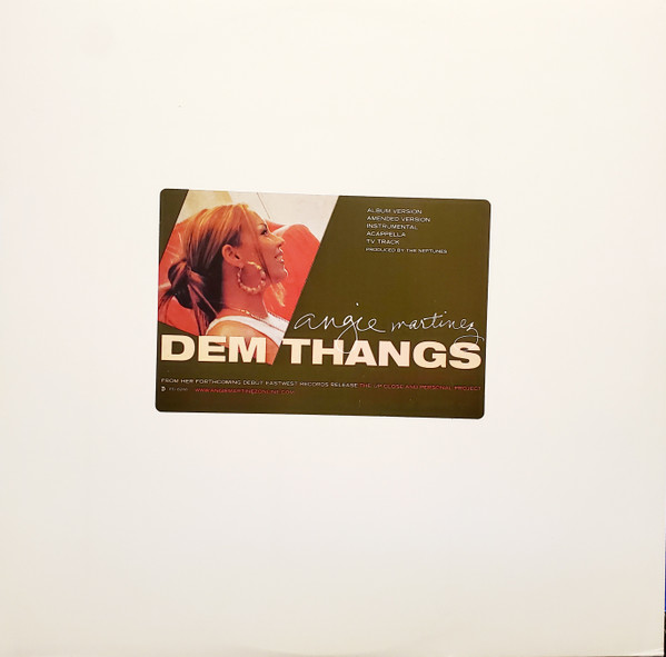 Angie Martinez - Dem Thangs | Elektra (ED 6268) - main Angie Martinez - Dem Thangs | Elektra (ED 6268) - main