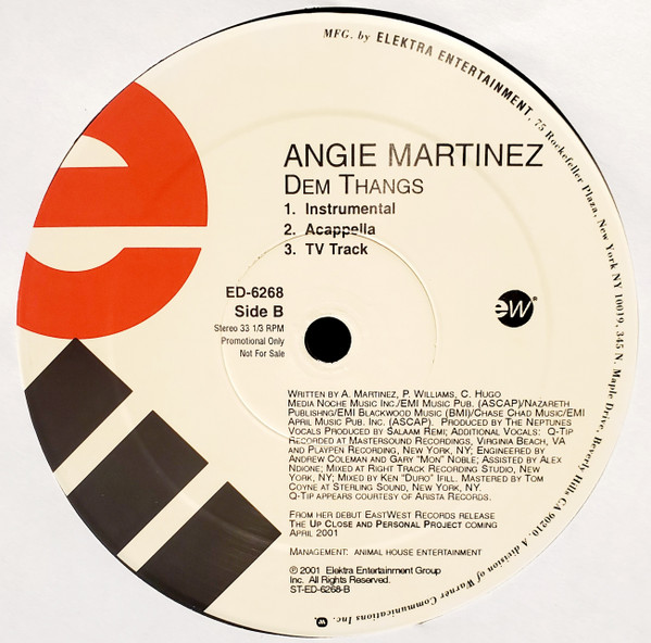 Angie Martinez - Dem Thangs | Elektra (ED 6268) - 3 Angie Martinez - Dem Thangs | Elektra (ED 6268) - 3