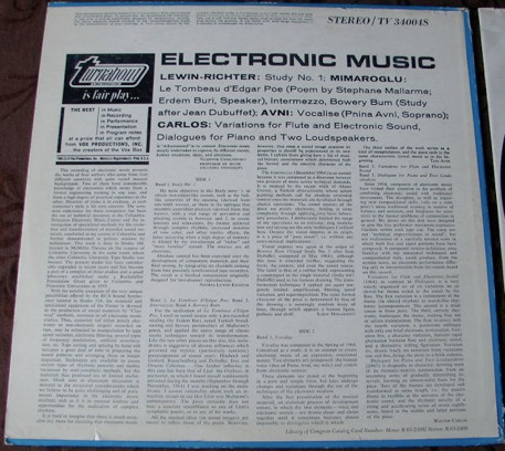 Various - Electronic Music | Turnabout (TV 34004S) - 4