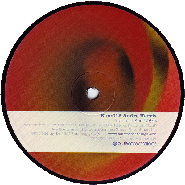 Andre Harris - That's My Man / I See Light | Bluem Recordings (Blm:012) - 3 Andre Harris - That's My Man / I See Light | Bluem Recordings (Blm:012) - 3