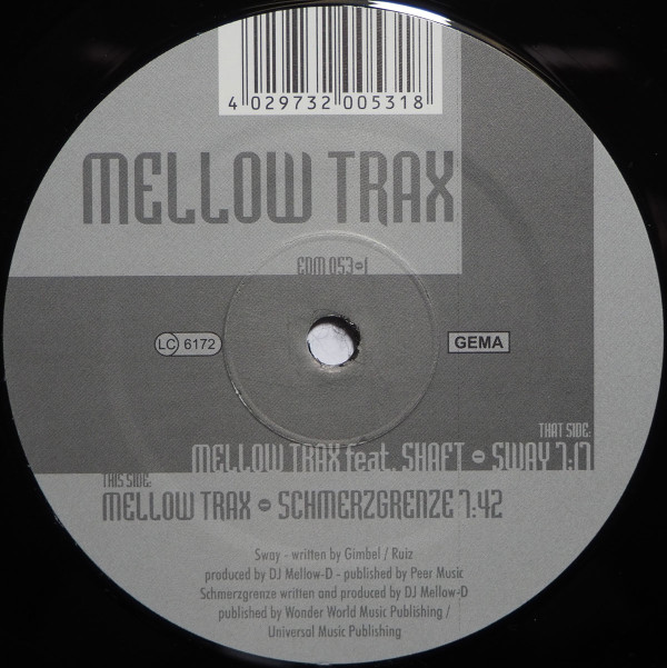 Mellow Trax Feat. Shaft - Sway | EDM (EDM 053-1) - 2