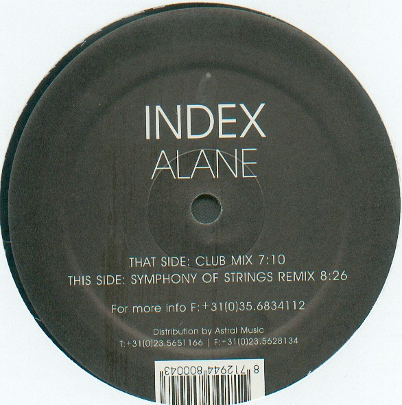 Index - Alane | RR Records (RR006) - main Index - Alane | RR Records (RR006) - main