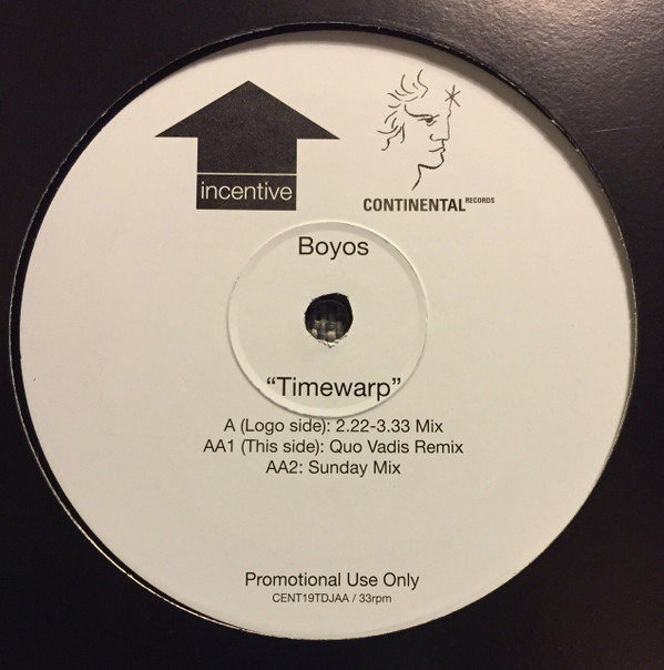Boyos - Timewarp | Incentive (CENT19TDJ) - main Boyos - Timewarp | Incentive (CENT19TDJ) - main