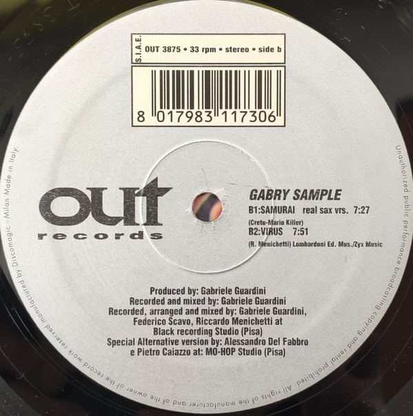 Gabry Sample - Samurai | Out (OUT 3875) - 4