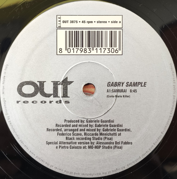 Gabry Sample - Samurai | Out (OUT 3875) - 3