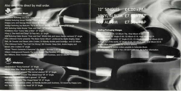 Glenn Underground Presents Strictly Jaz Unit - The Parables Of S.J.U. | Defender Music (DFDCD3) - 4