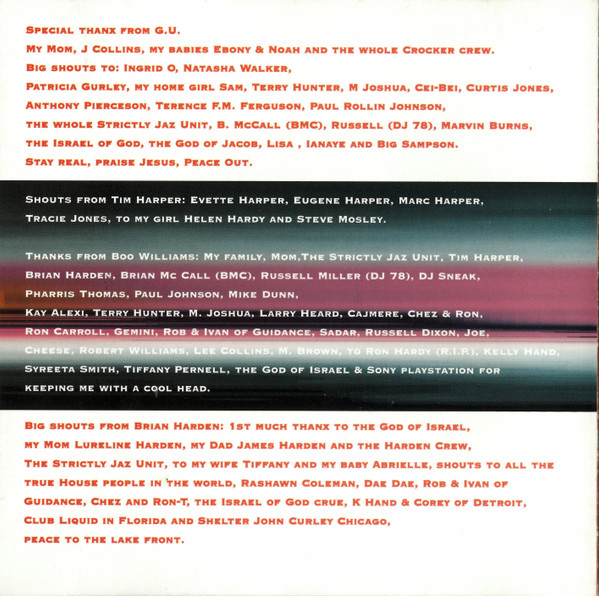 Glenn Underground Presents Strictly Jaz Unit - The Parables Of S.J.U. | Defender Music (DFDCD3) - 3