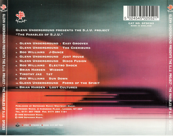 Glenn Underground Presents Strictly Jaz Unit - The Parables Of S.J.U. | Defender Music (DFDCD3) - 2
