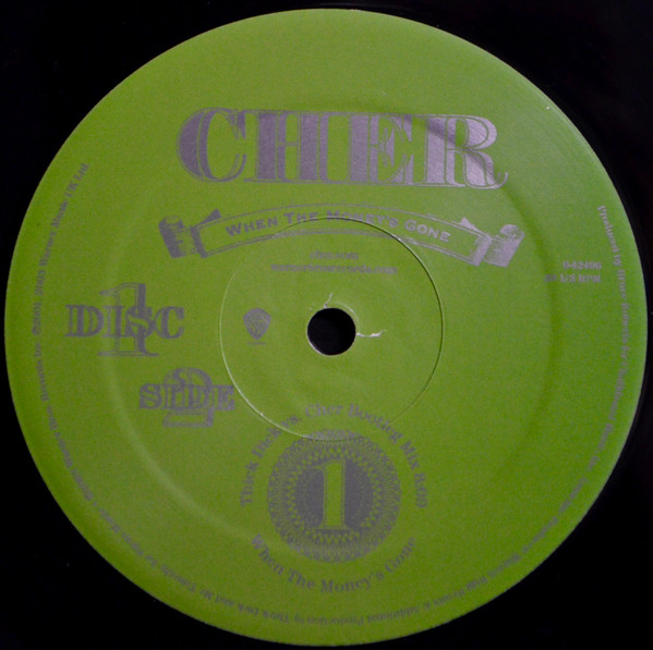 Cher - When The Money's Gone / Love One Another | Warner Bros. Records (42496-0) - 4 Cher - When The Money's Gone / Love One Another | Warner Bros. Records (42496-0) - 4