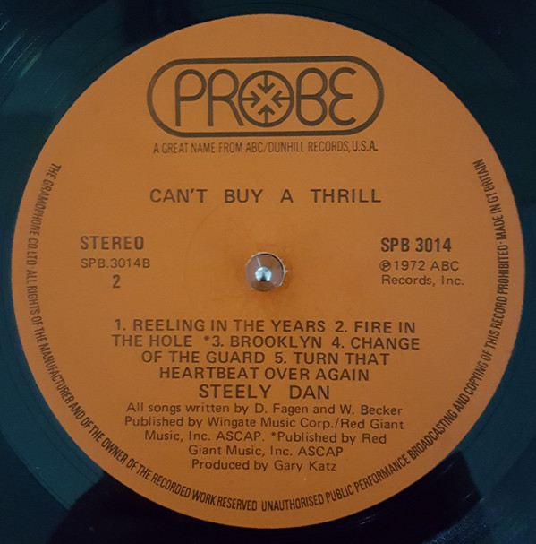 Can't Buy A Thrill