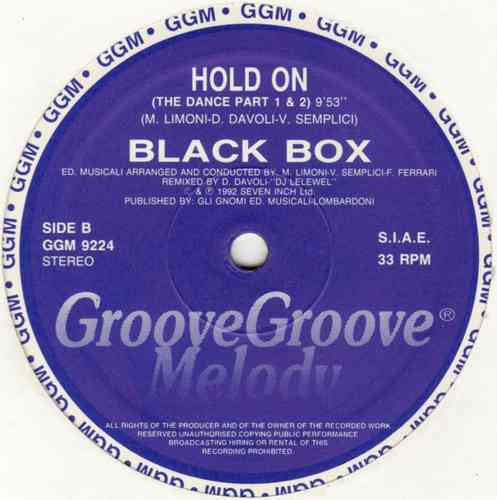 Black Box - Hold On | Groove Groove Melody (GGM 9224) - 3 Black Box - Hold On | Groove Groove Melody (GGM 9224) - 3