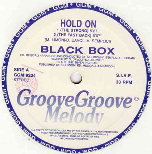 Black Box - Hold On | Groove Groove Melody (GGM 9224) - 2 Black Box - Hold On | Groove Groove Melody (GGM 9224) - 2