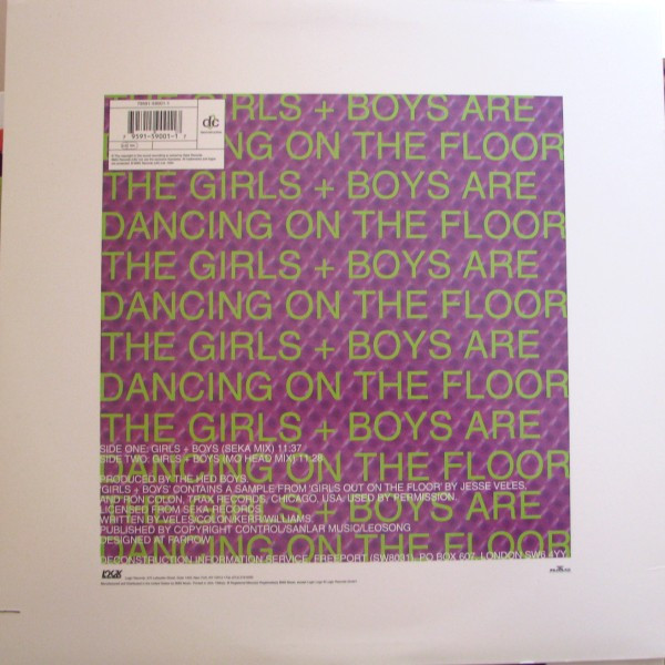The Hed Boys - Girls And Boys | Logic Records (LUS 005) - 2 The Hed Boys - Girls And Boys | Logic Records (LUS 005) - 2