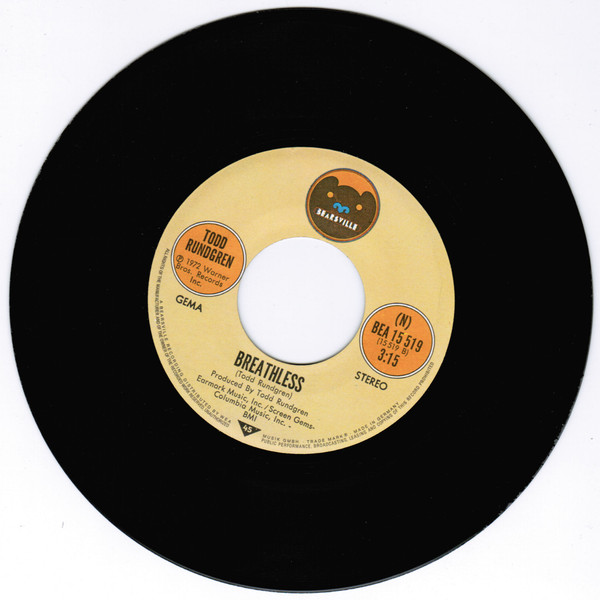 Todd Rundgren - Wolfman Jack | Bearsville (BEA 15 519) - 3 Todd Rundgren - Wolfman Jack | Bearsville (BEA 15 519) - 3