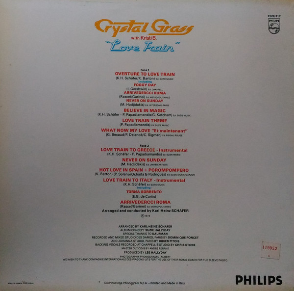 Crystal Grass  &  Kristi B. - Love Train | Philips (9120 317) - 2