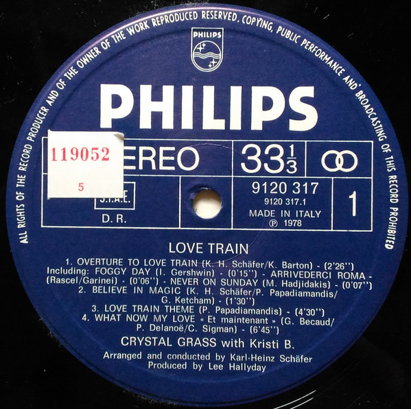 Crystal Grass  &  Kristi B. - Love Train | Philips (9120 317) - 3