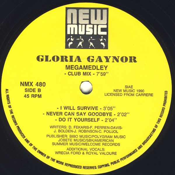 Gloria Gaynor Featuring Wrecia Ford & Royal Valoure - Mega Medley | New Music International (NMX 480) - 4
