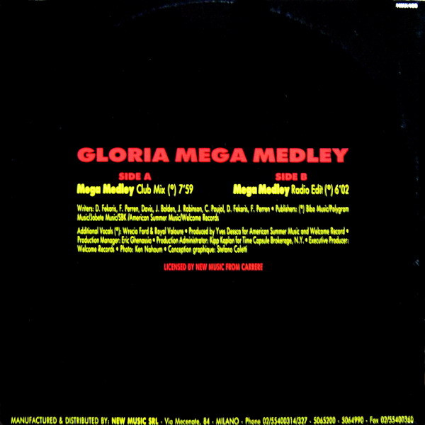 Gloria Gaynor Featuring Wrecia Ford & Royal Valoure - Mega Medley | New Music International (NMX 480) - 2