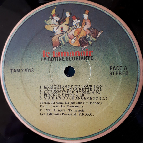 La Bottine Souriante - Y A Ben Du Changement | Le Tamanoir (TAM 27013) - 4 La Bottine Souriante - Y A Ben Du Changement | Le Tamanoir (TAM 27013) - 4
