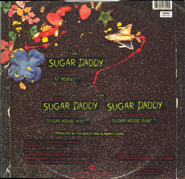 Thompson Twins - Sugar Daddy | Warner Bros. Records (W 2819 T) - 2 Thompson Twins - Sugar Daddy | Warner Bros. Records (W 2819 T) - 2