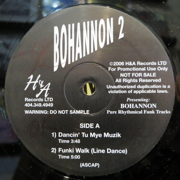 Bohannon 2 - Dancin' Tu Mye Muzik | H&A Records (none)