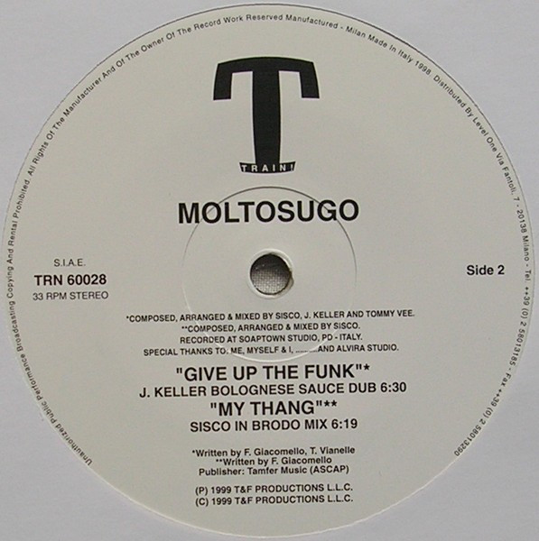 Moltosugo - Give Up The Funk | Train! Records (TRN 60028) - 4