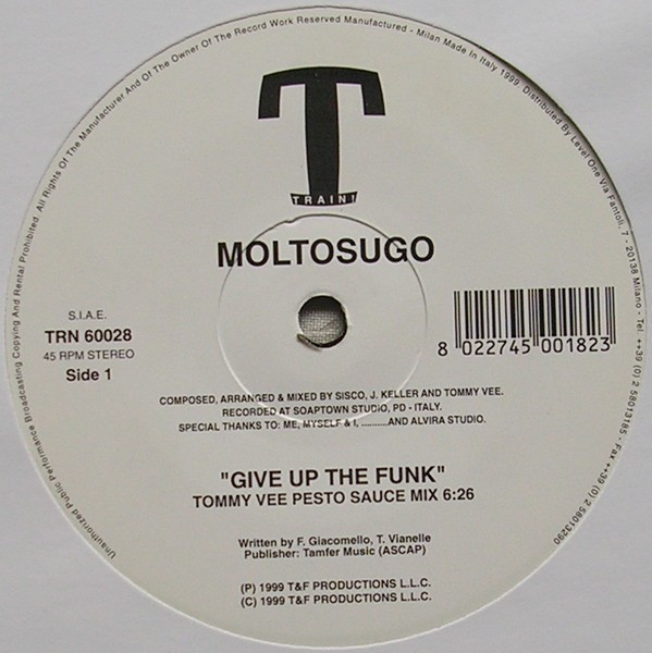 Moltosugo - Give Up The Funk | Train! Records (TRN 60028) - 3