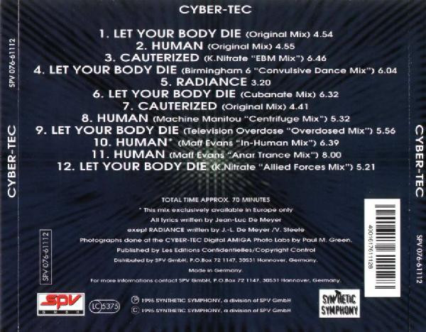 Cyber-Tec Project - Cyber-Tec | Synthetic Symphony (SPV 076-61112) - 2