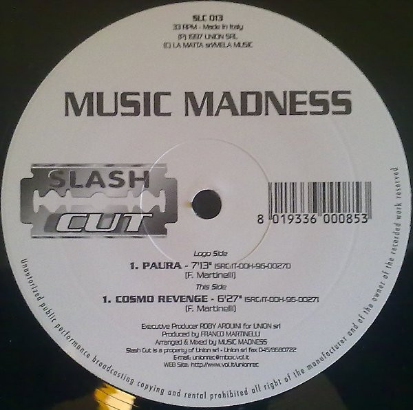 Music Madness - Paura EP | Slash Cut Records (SLC 013) - 2