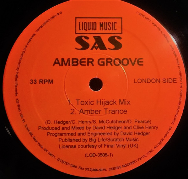 SAS - Amber Groove | Liquid Music (LQD-3505-1) - 2 SAS - Amber Groove | Liquid Music (LQD-3505-1) - 2