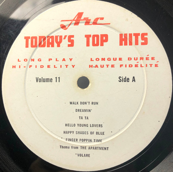 Various - Today's Top Hits Volume 11 | Arc Records (ARC TH-11) - 3 Various - Today's Top Hits Volume 11 | Arc Records (ARC TH-11) - 3