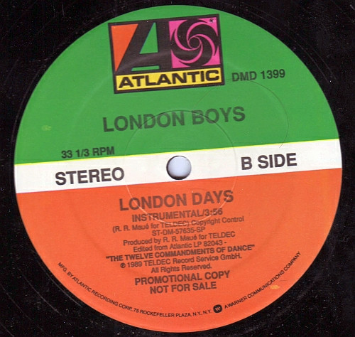 London Boys - London Nights | Atlantic (DMD 1399) - 2